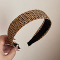 Stylish Hand Woven Hollow Out Wide Headband MK2SPM6W6HBD02