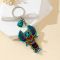 Colorful Beads Lobster Pendant Keychain Bag Charm 6W10BBC751
