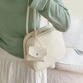 Solid Square Shoulder Bag - DippedShop Wholesale - #4451
