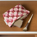 Cute Plaid Pattern Quilted Shell Makeup Bag MK2BW6S10BOB106