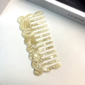 Simple Square Acetate Hair Combs MK2PPM6CT5CB40