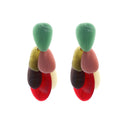 Colorful Irregular Resin Necklace - DippedShop Wholesale - #4579