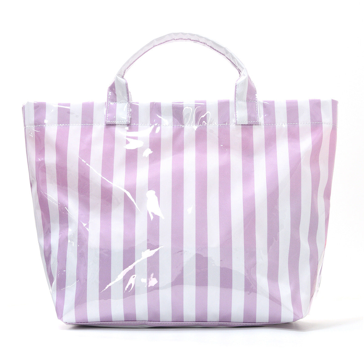 Minimalist Color Block Striped Portable Tote Bag MK2BLW6W10BBG585