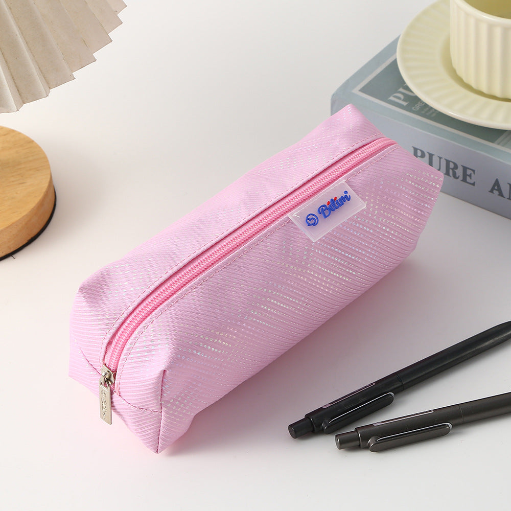 Solid Color Large Capacity Portable Pencil Case 6S10BOB1049