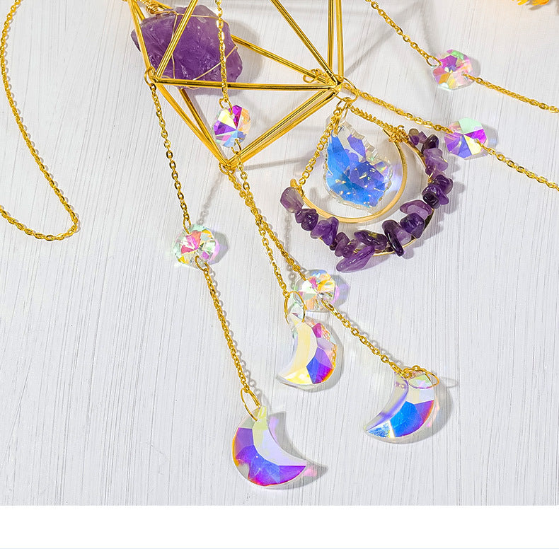 Crystal Geometric Suncatcher - DippedShop Wholesale - #8179