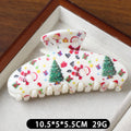 Sweet Santa Claus Print Hair Claws 6W6HCP1697