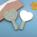 Cute Rhinestone Saquare Compact  Hand Mirror 6C5MR105