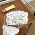 Colorful Polka Dots Quilted Shell Makeup Bag MK2BW6S10BOB123