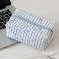 Striped Bowknot Cosmetic Bag - DippedShop Wholesale - #4819