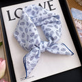 Sweet Floral Print Soft Silk Scarf 6W6NSI202