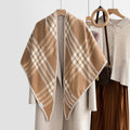 Plaid Triangle Scarf Wrap - DippedShop Wholesale - #6707