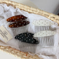 Rhinestone Acetate Oval Insert Comb Hair Clip MK2MBEP6W6HPN06