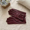 Leather Mesh Driving Gloves - DippedShop Wholesale - #0147