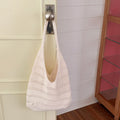 Solid Color Hollow Woven Shoulder Bag 6W10BBG1793
