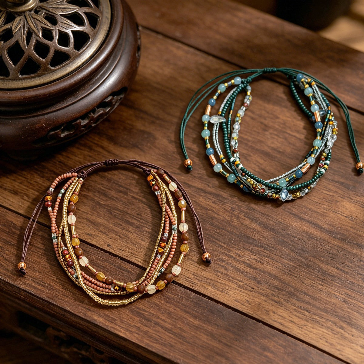 Stackable Beaded Bracelet - DippedShop Wholesale - #5491