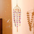 Geometric Frame Crystal Chain Tassel Hanging Suncatchers MK2CZAS6H7HLS67