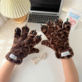Faux Fur Animal Claw Gloves - DippedShop Wholesale - #5187
