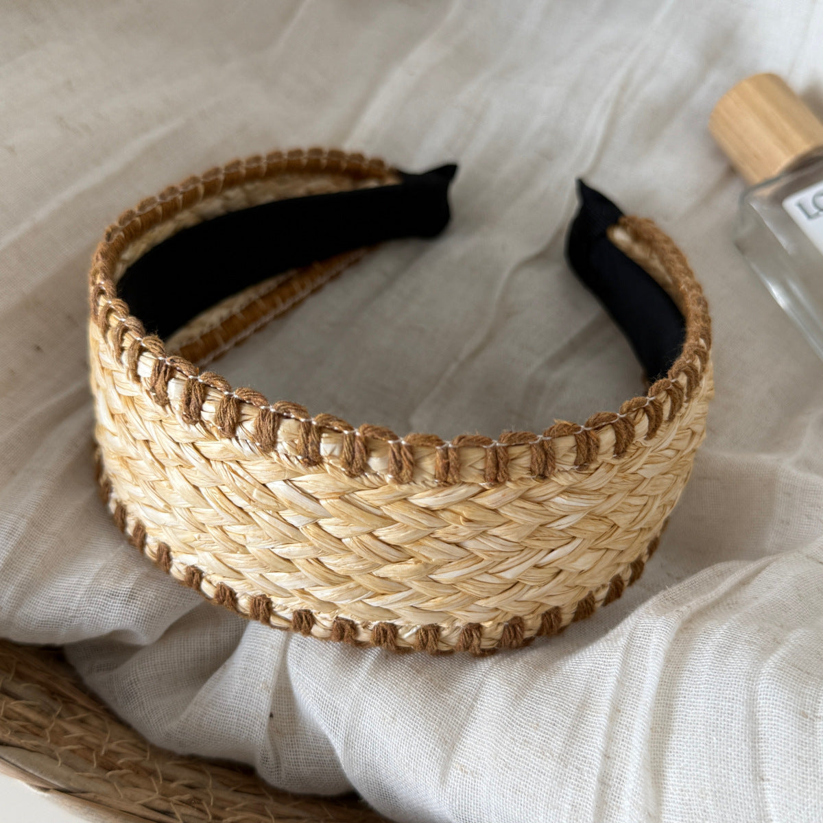 Stylish Hand Woven Hollow Out Wide Headband MK2SPM6W6HBD02