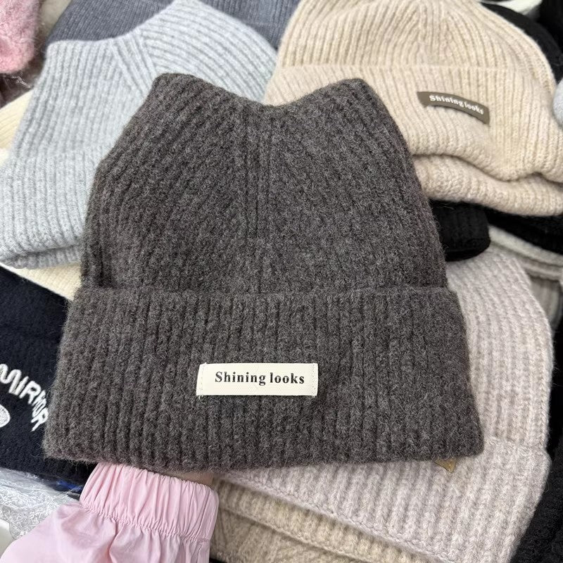 Cute Soft Cat Ears Knit Beanie Hat 6W6HAT713