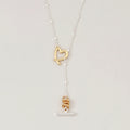 Creative Gold Plated Pin Pendant Choker Necklace 6W6JNC644
