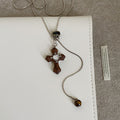 Cross Pendant Chain Necklace - DippedShop Wholesale - #1555