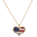 Stylish USA Map Pendant Choker Necklace 8ZA6JNC276T