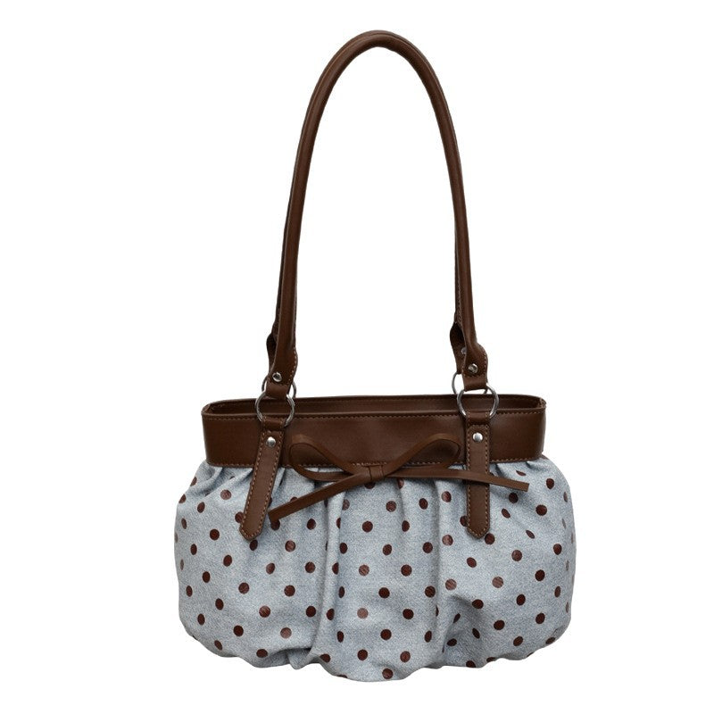 Fashion Color Contrast Polka Dots Shoulder Bag 6W10BBG1861