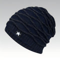 Winter Star Solid Color Fleece-Lined Knit Beanie 6W6HAT661