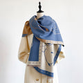 Reversible Cartoon Print Scarf - DippedShop Wholesale - #7267