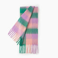 Colorful Plaid Tassel Warm Scarf 6W6NSW275