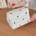 Polka Dot Quilted Makeup Bag - DippedShop Wholesale - #3251
