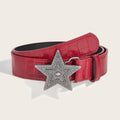Fashion Star Buckle Dress Waist Leather Belt MK2LEEP6W6JBT51
