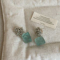 Natural Stone Dangle Earrings - DippedShop Wholesale - #3203
