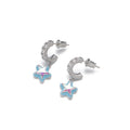 Star Pendant Stud Earrings - DippedShop Wholesale - #8435
