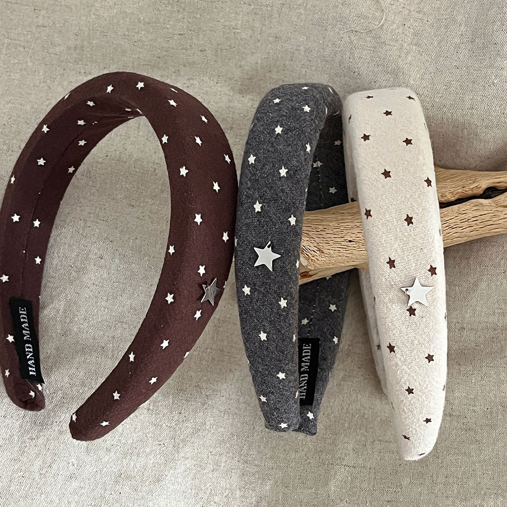 Stylish Color Block Star Print Sponge Headband MK2SPM6W6HBD12