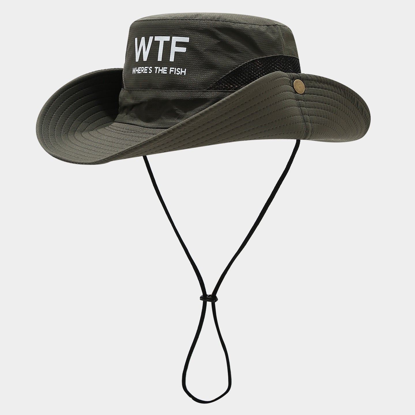 Trendy Letter Print Breatheable Safari Boonie Hat 8BK6HAT177L