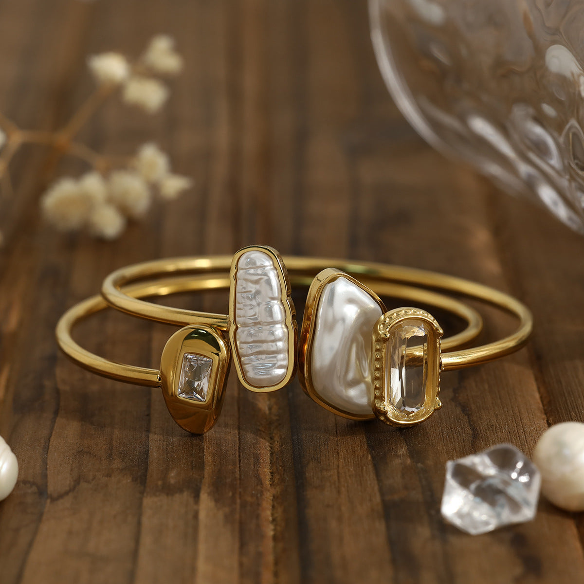 Minimalist Gold Plated Irregul - DippedShop Wholesale - #7187