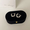 Hollow Thick Hoop Earrings - DippedShop Wholesale - #5523
