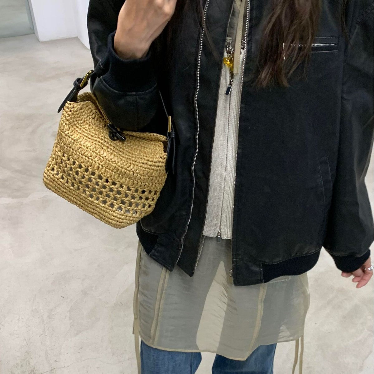 Hollow Hand-Woven Handbag - DippedShop Wholesale - #4051
