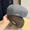 Letter Embroidery Beret Hat - DippedShop Wholesale - #9091