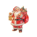 Christmas Series Enamel Rhinestone Brooch 6W6JPB63