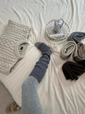 Knit Over Knee Footless Socks  Warm Leg Warmers 6W8FSO850