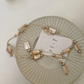 Tiger Eye Stone Beaded Necklace - DippedShop Wholesale - #4995