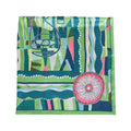 Floral Print Silk Scarf - DippedShop Wholesale - #8995