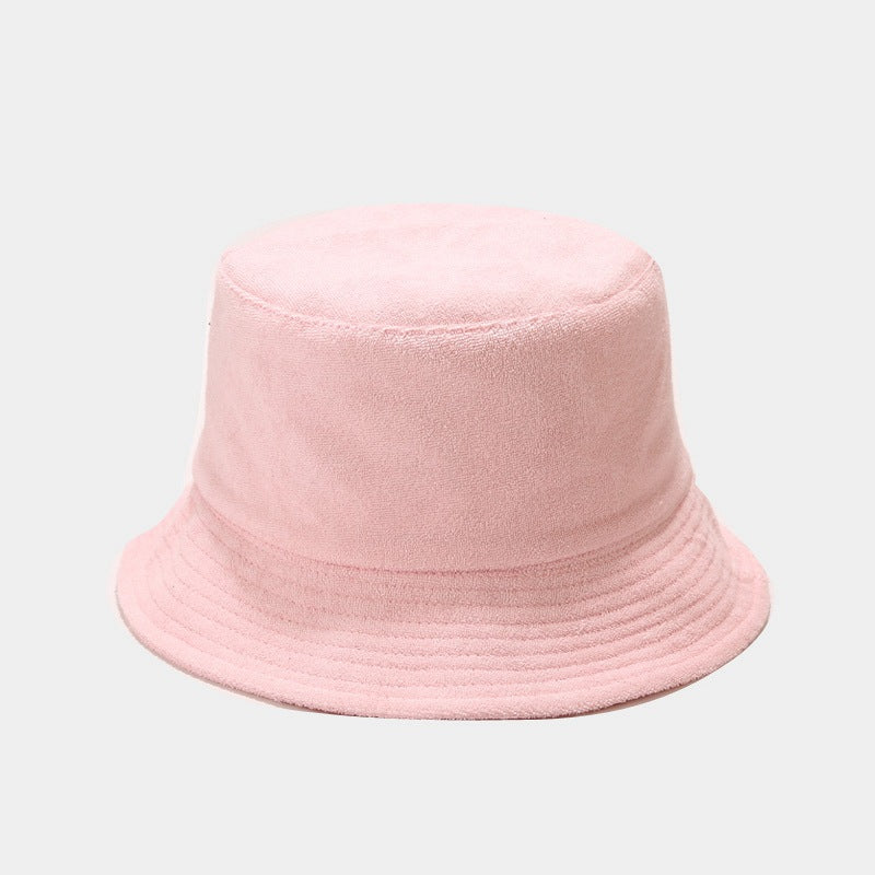Fresh Solid Color Wide Brim Outdoor Bucket Hat MK2BW6W6HAT72