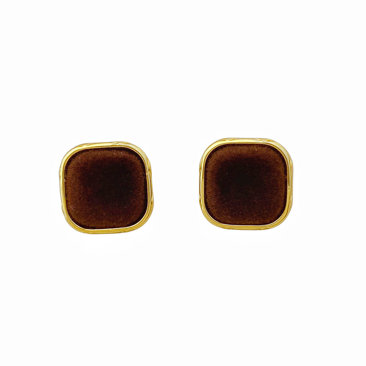 Geometric Square Stud Earrings - DippedShop Wholesale - #8435