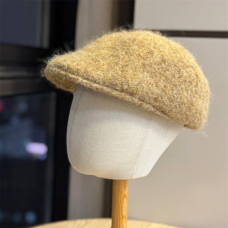 Leather Beret Hat - DippedShop Wholesale - #8131