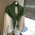 Knit Triangle Scarf Shawl - DippedShop Wholesale - #2643