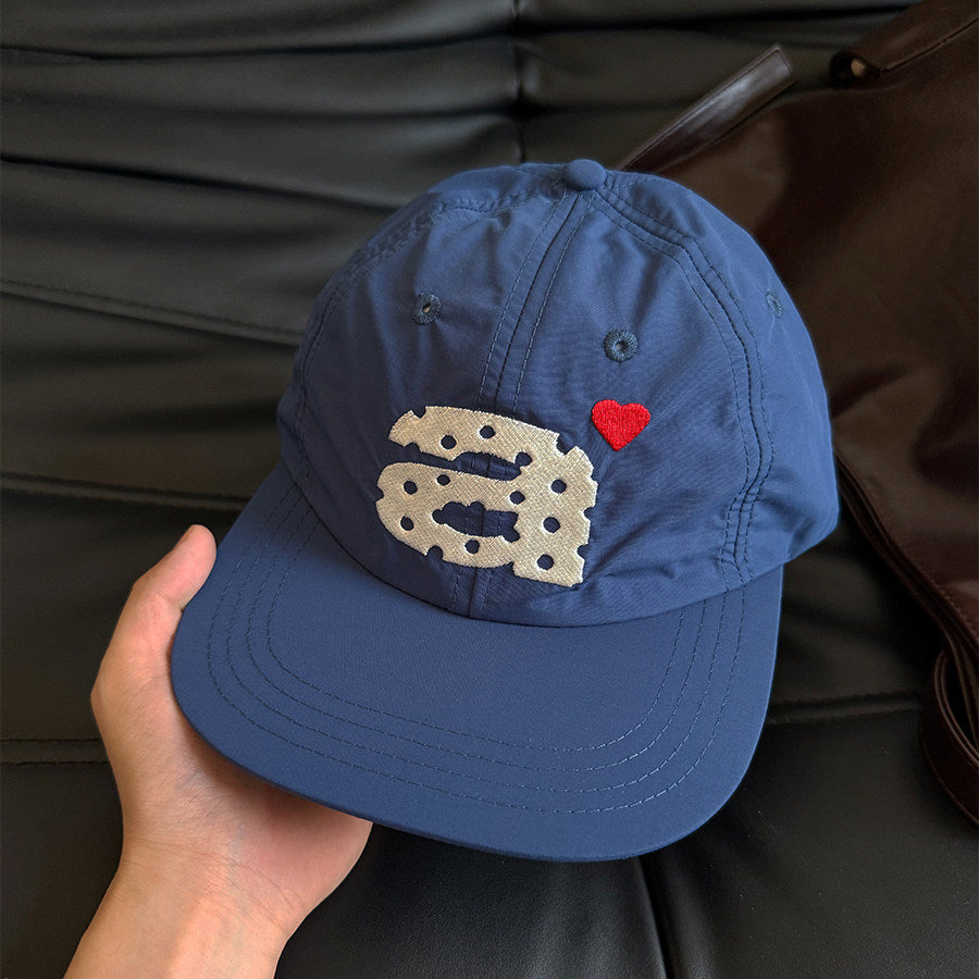 Embroidery Polka Dot Baseball Caps - DippedShop Wholesale - #0531