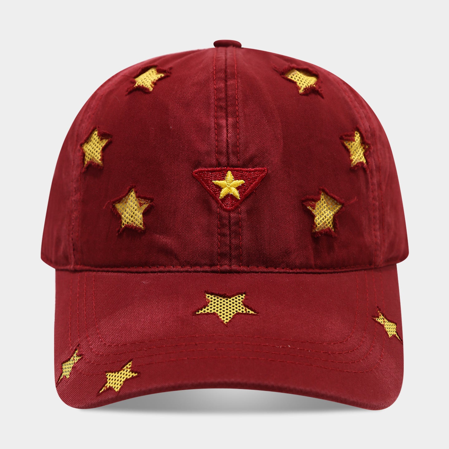 Cute Star Embroidery Versatlie Baseball Cap 8BK6HAT190L